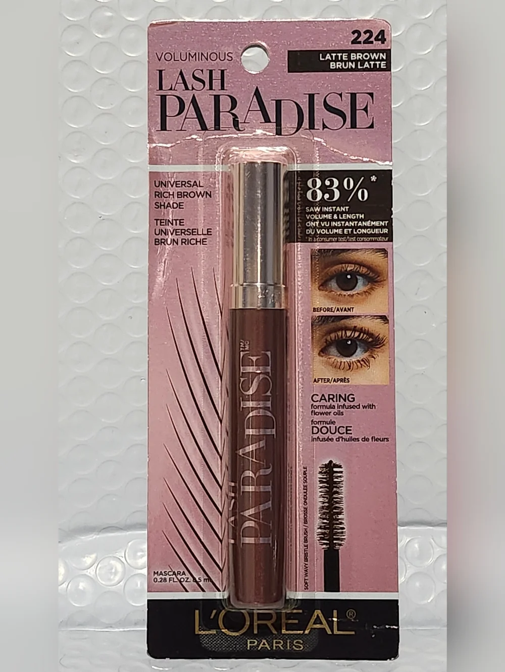 L'Oreal Lash Paradise Mascara in Latte Brown